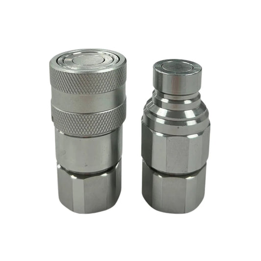 1/2" Flat Face Quick Coupler Set (Q/COUPSETFF.500 - ORB) - Lane Shark USA