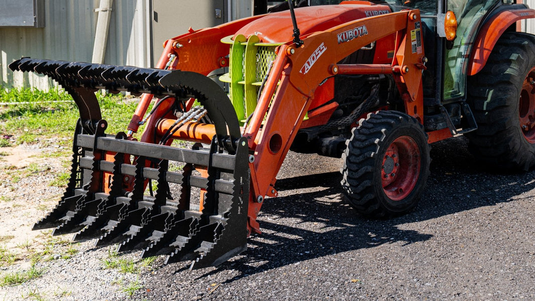 Grapple Vs Root Rake Tractor Grapples | WR Long Root Rake Grapples | Lane Shark