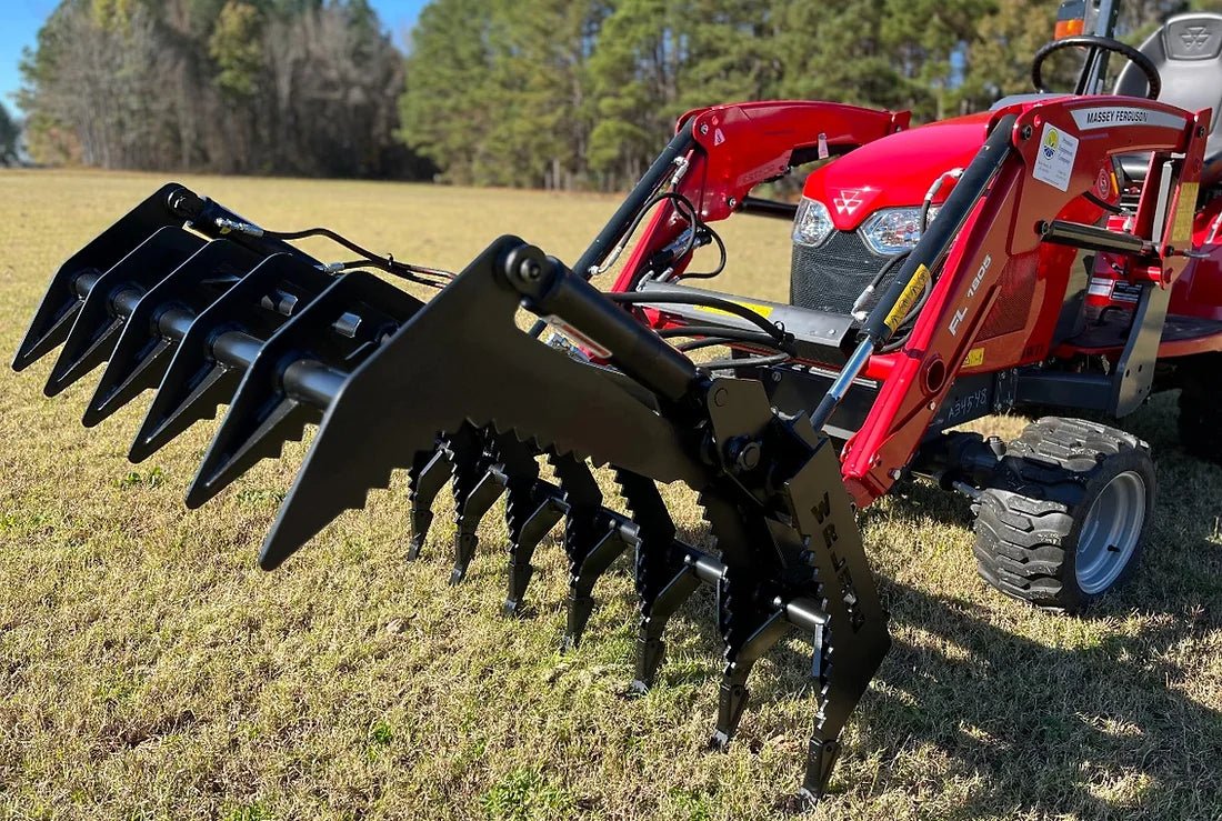 Root Rake Kit WR Long Inc: Root Rake Brush Grapple 3
