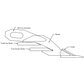 WR Long Inc: Tapered Tooth Bar - Lane Shark USA
